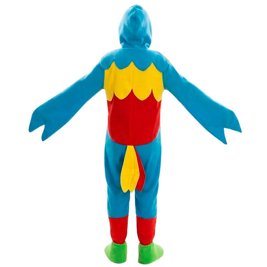 Fato de Papagaio Multicolor infantil