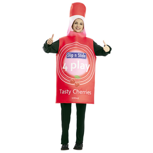 Fato de Lubrificante de Cereja para adulto