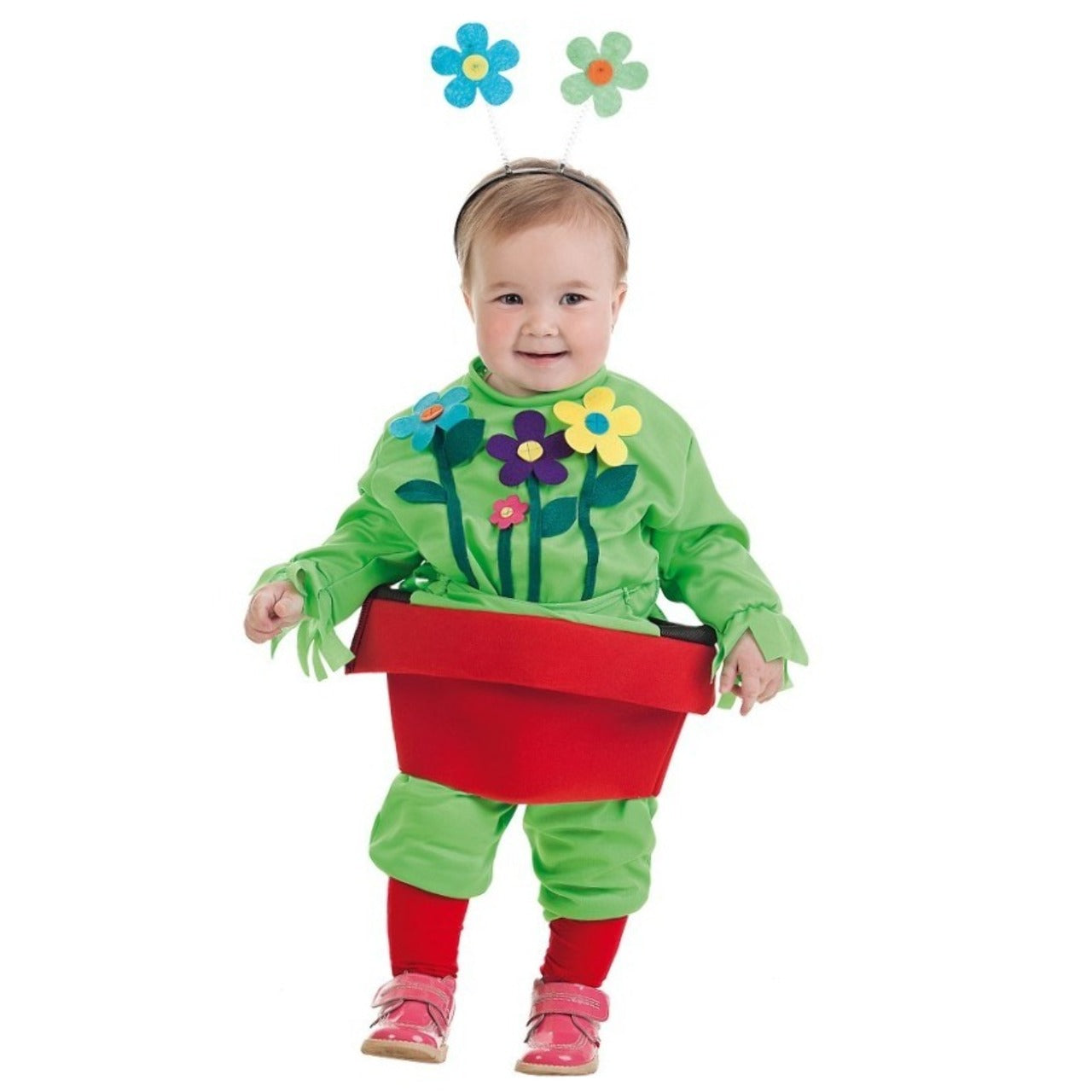 Fato de Vaso com Flores para bebê