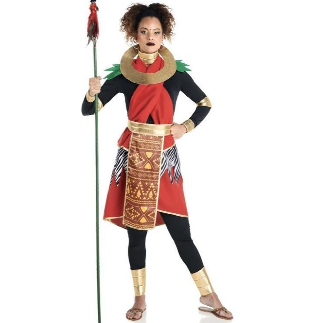 Fato de Masai Africana para mulher