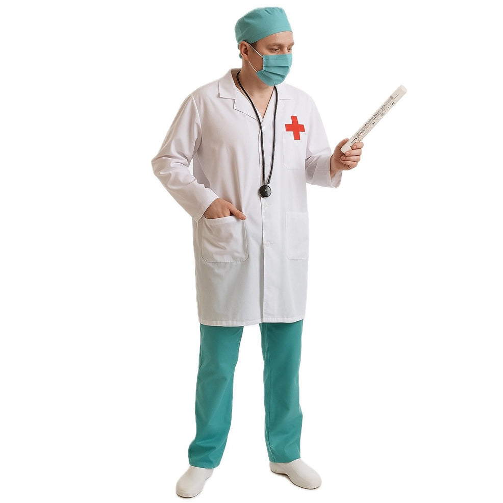 Fato de Médico de Urgências para adulto