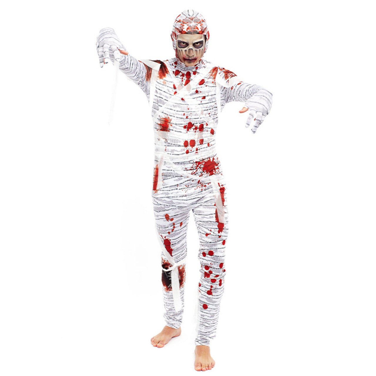 Fato de Múmia Sangrenta para homem