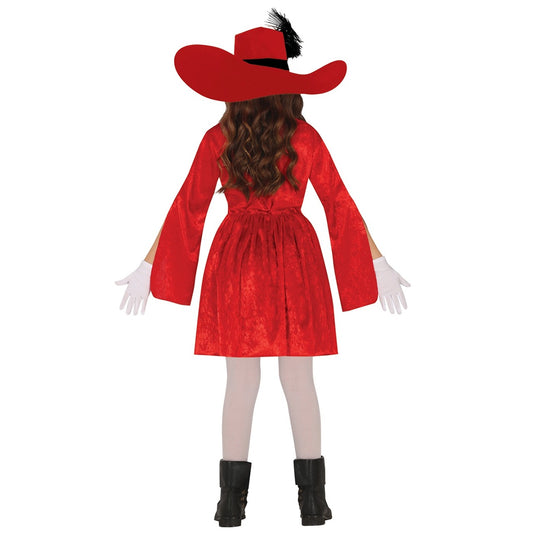 Fato de Mosqueteiro Porthos para menina