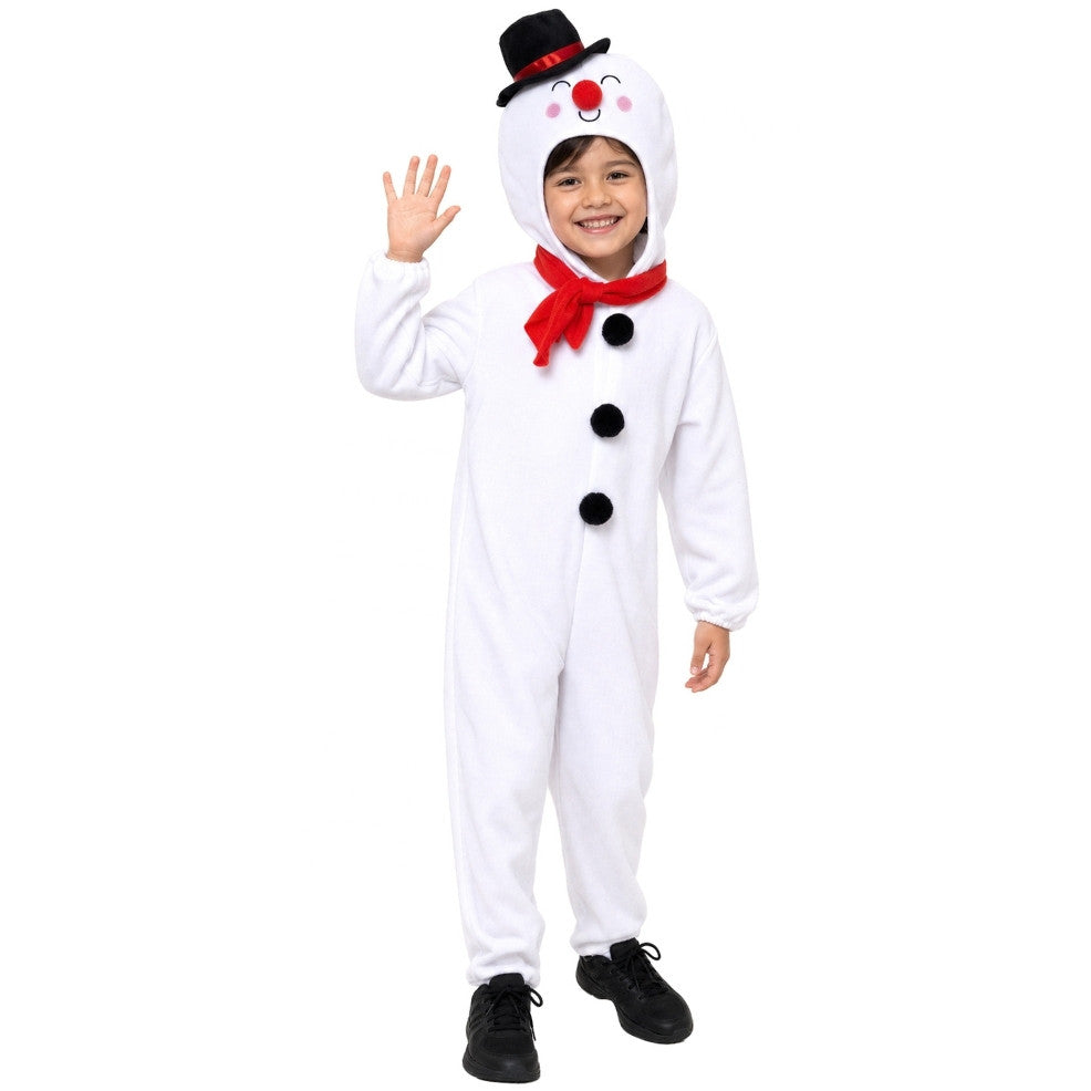 Fato de Boneco de neve infantil