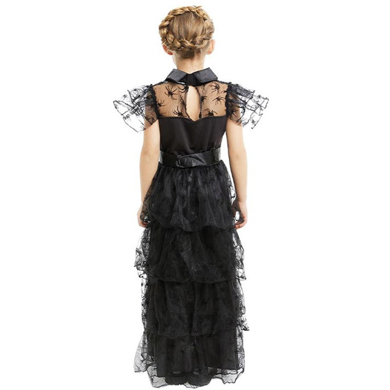 Fato de Studante Sinistra Festa Aranhas para menina