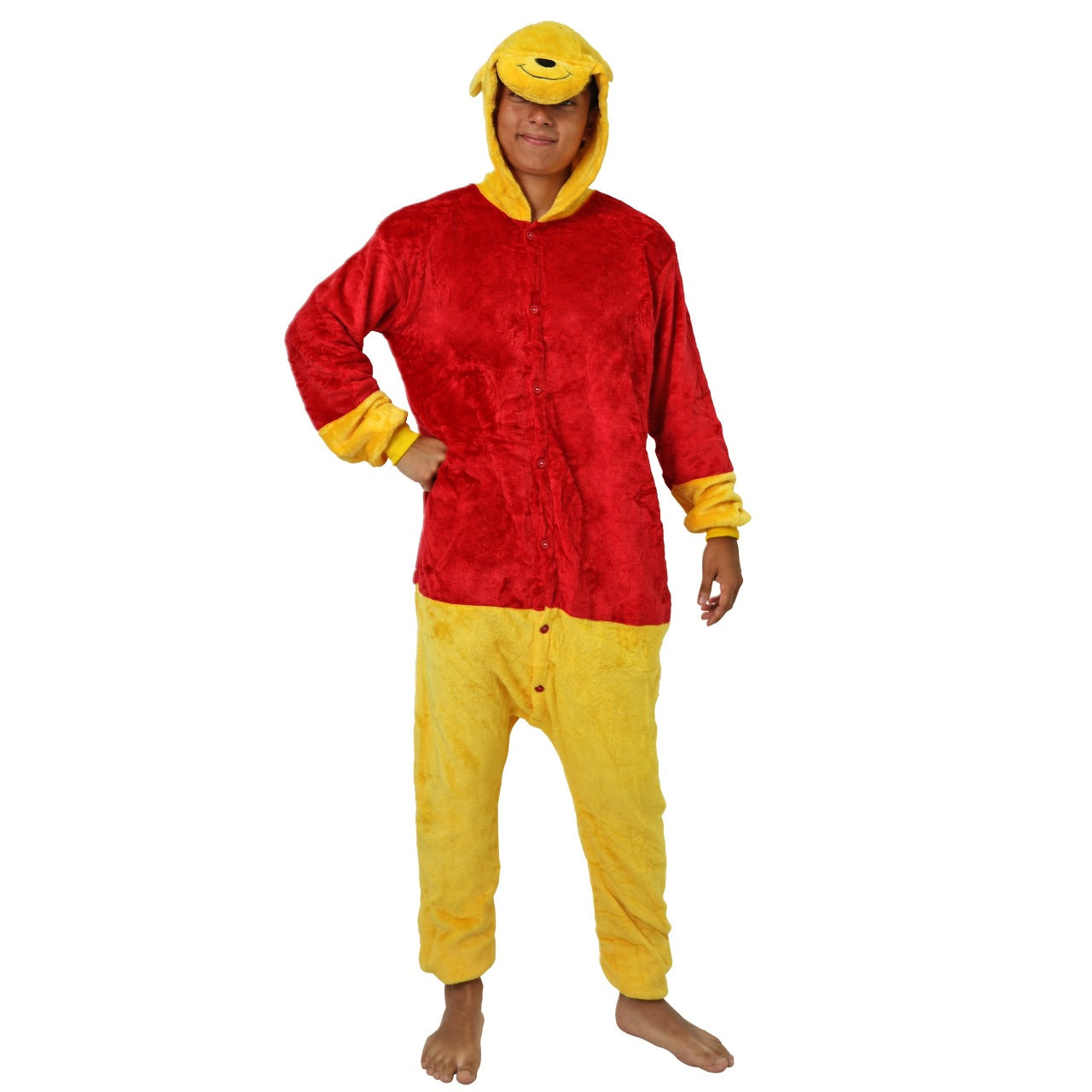 Fato de Urso Winnie para adulto