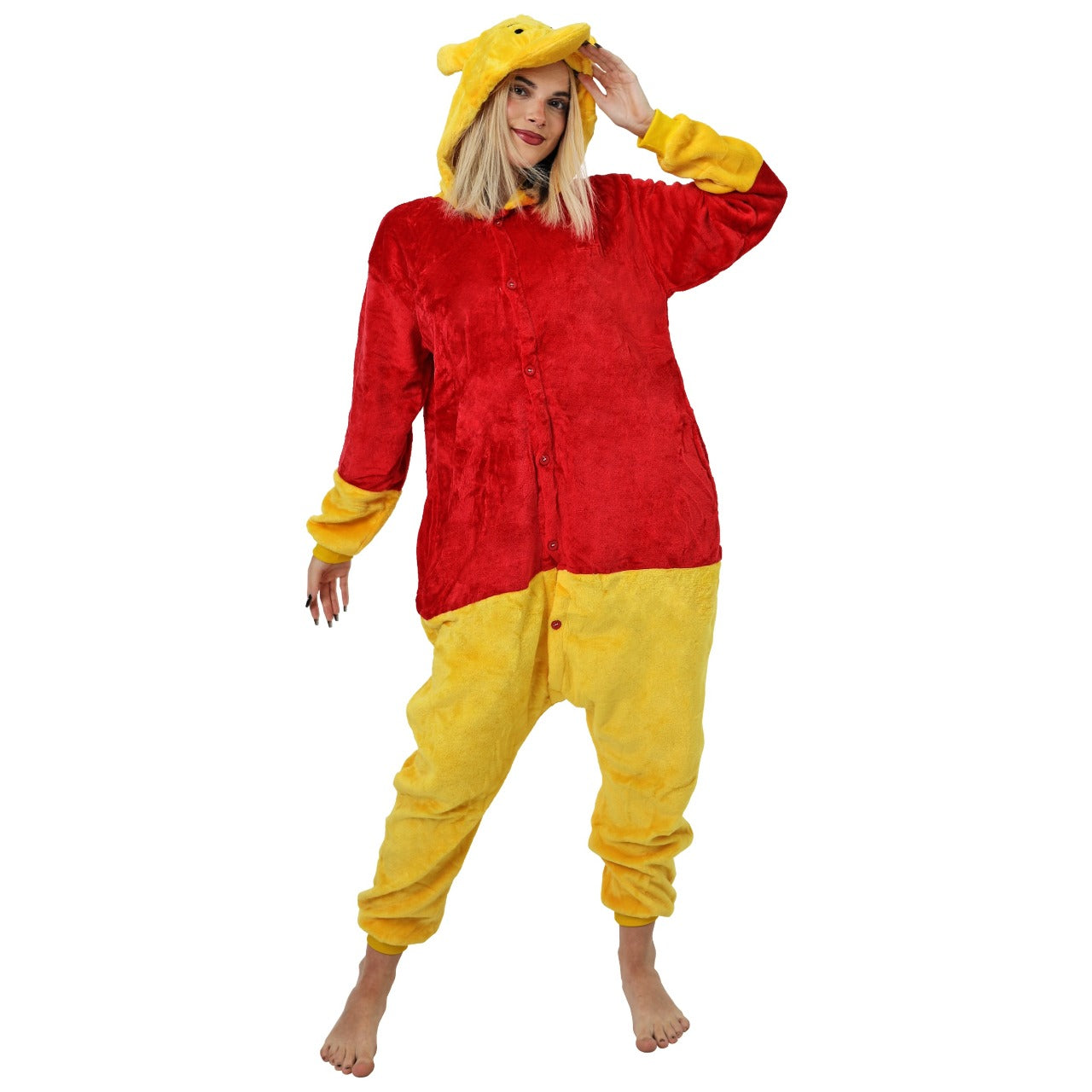 Fato de Urso Winnie para adulto