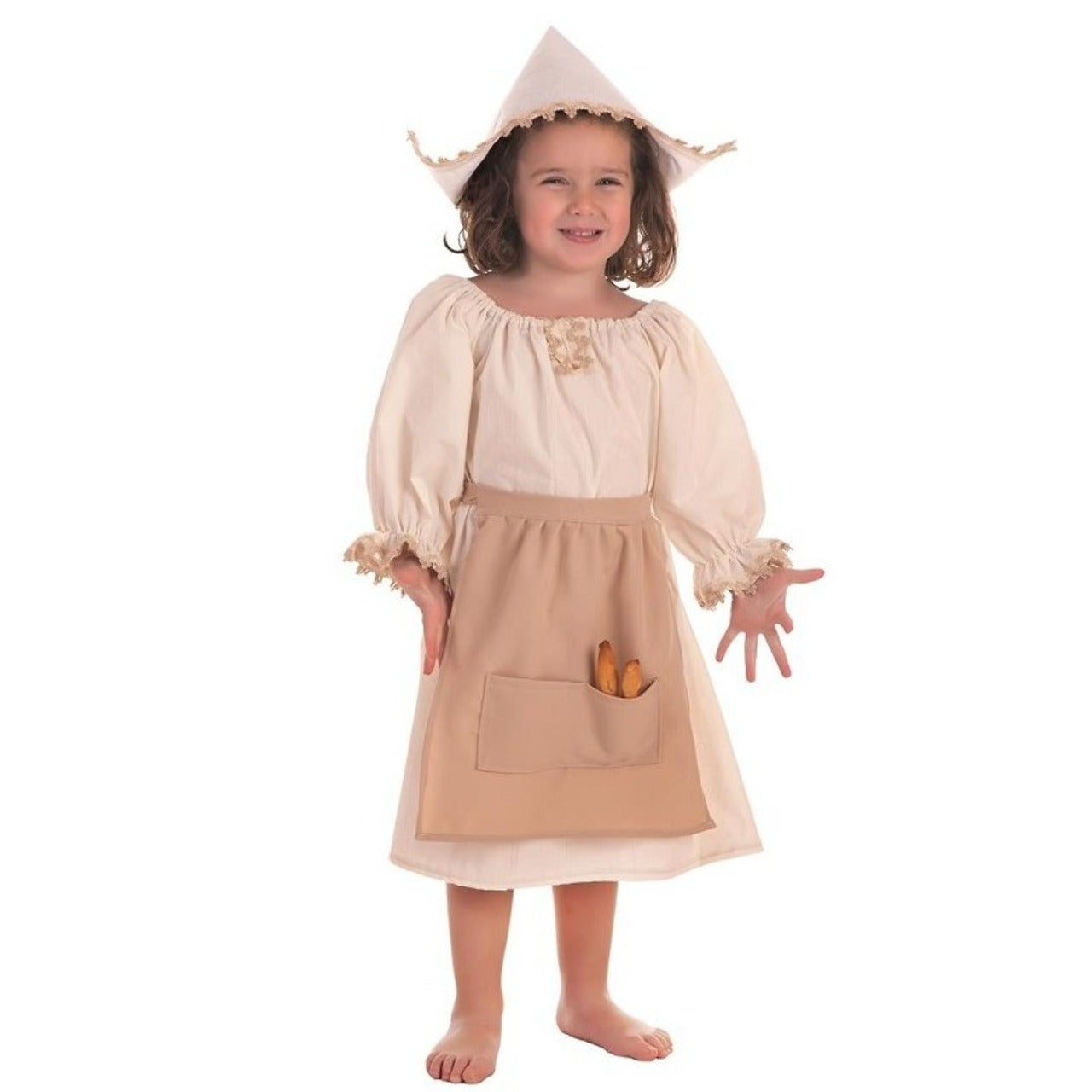 Fato de Padeira Moleira para menina