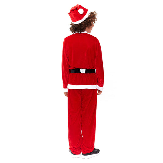 Fato de Pai Natal Vermelho Eco para menino