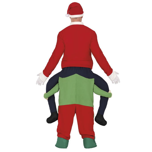 Fato de Pai Natal sobre Elfo para adulto