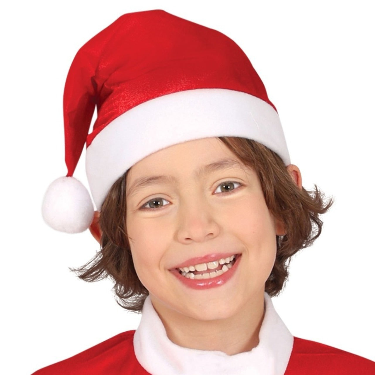 Fato de Pai Natal em veludo para menino