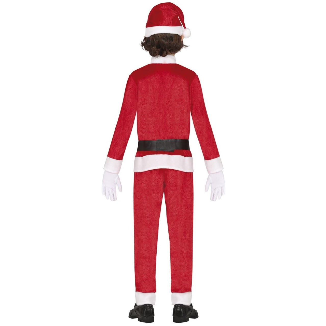 Fato de Pai Natal em veludo para menino