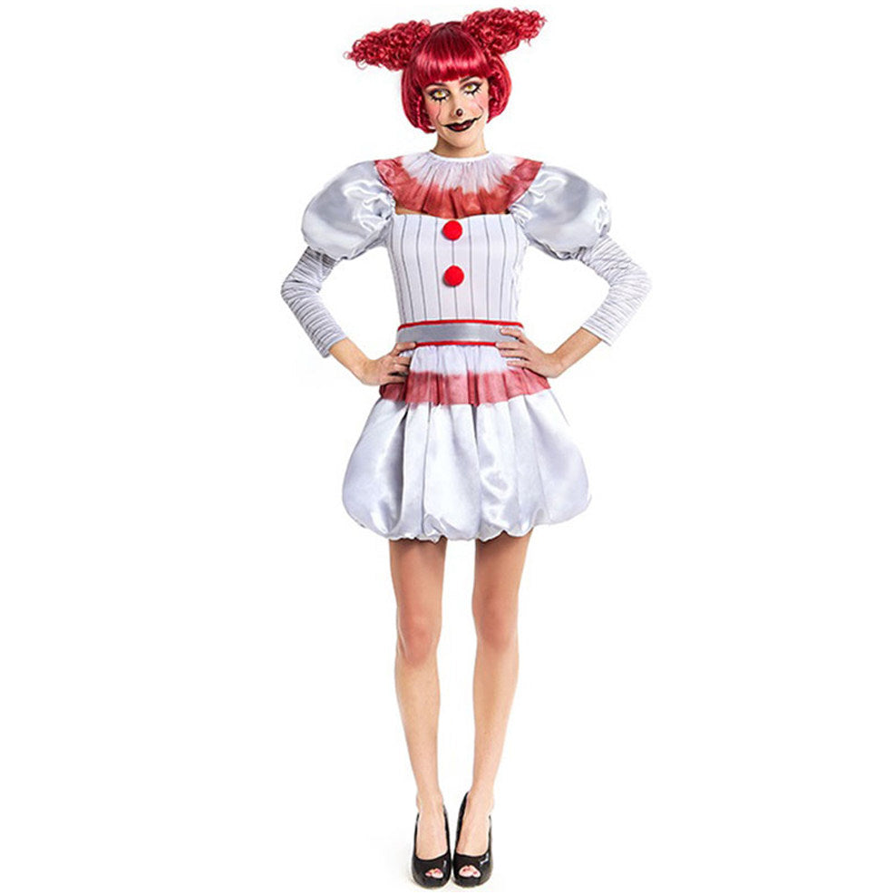 Fato de Palhaço IT Macabro para mulher
