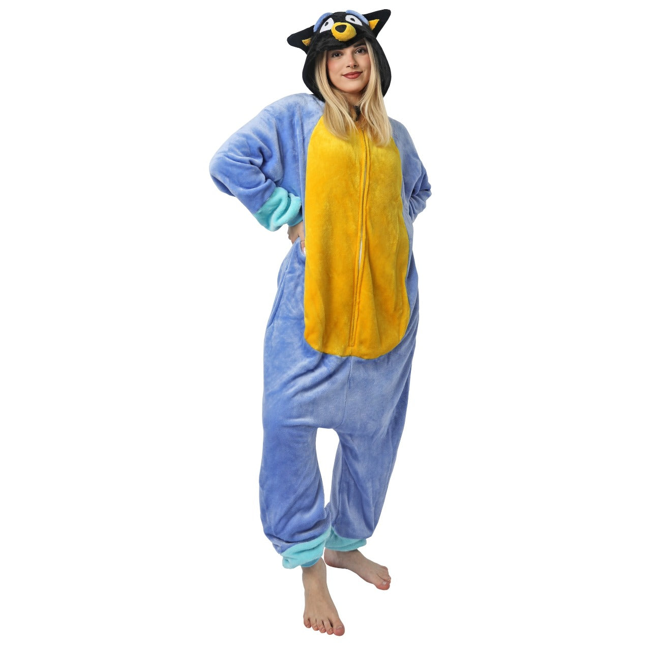 Fato de Cão Bluey para adulto