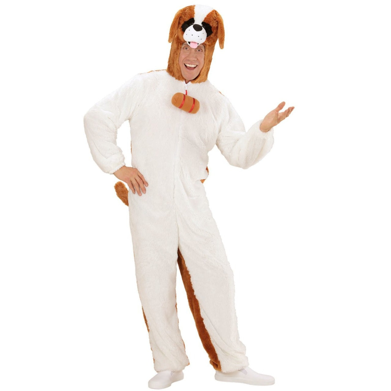 Fato de Cão São Bernardo para adulto