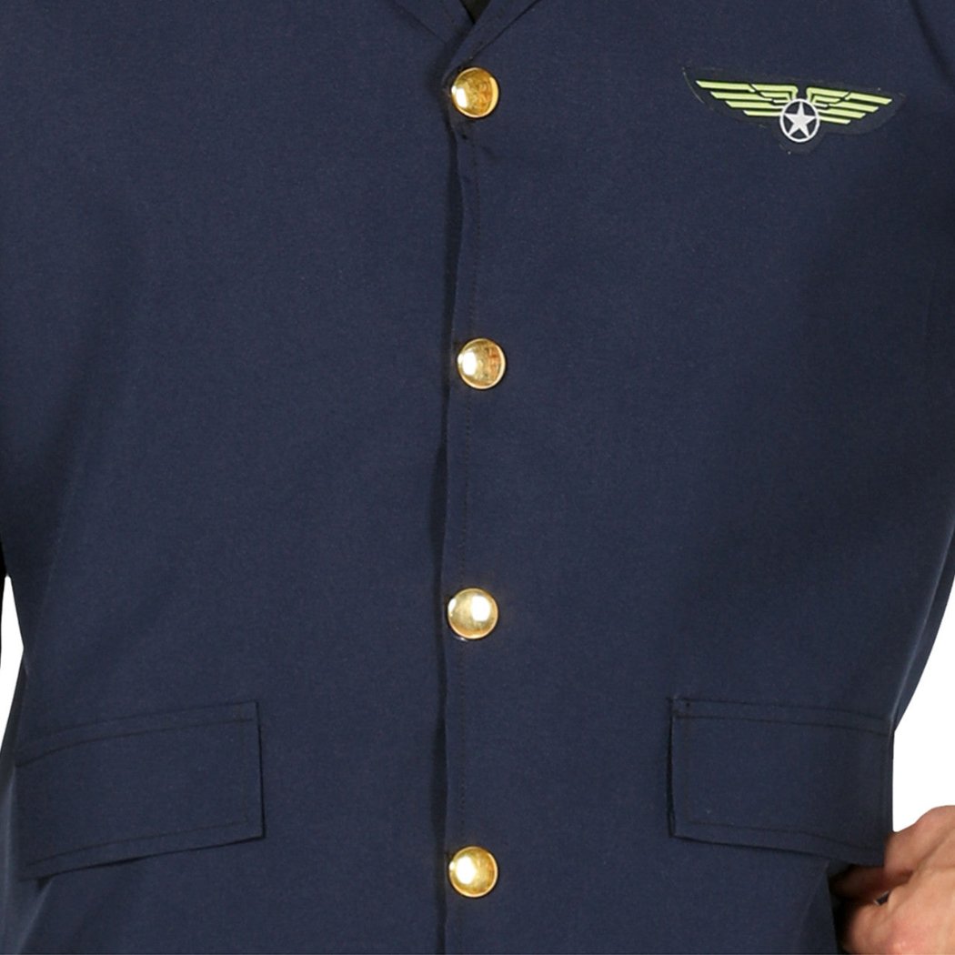 Fato de Piloto de Avião Oficial para homem