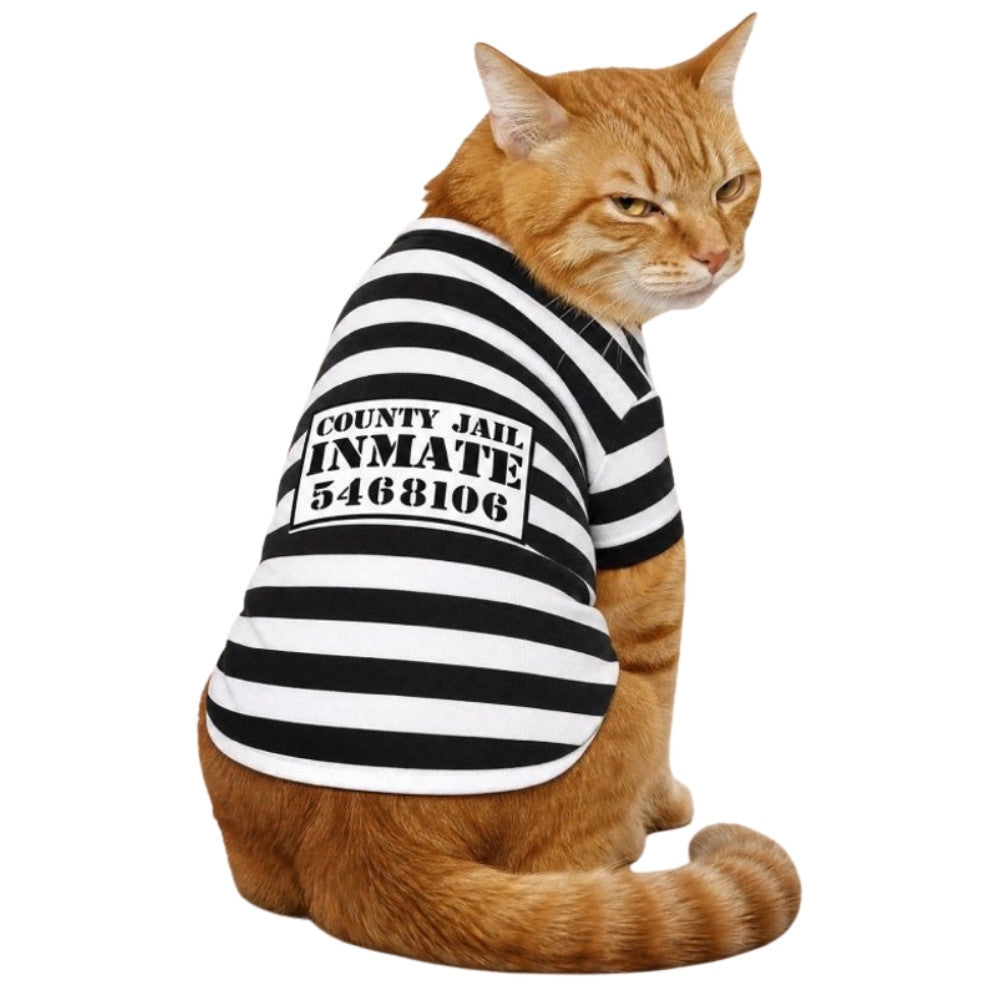 Fato de Presidiário para animal de estimação