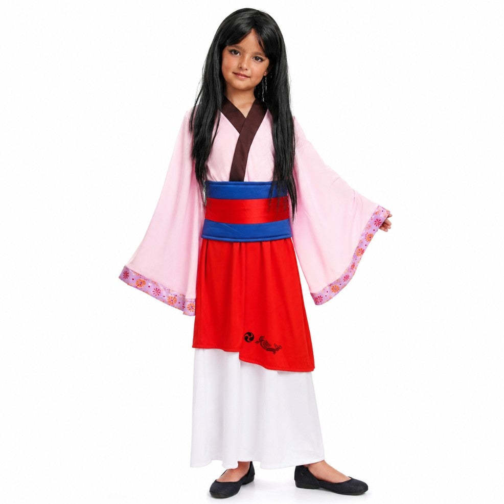 Fato de Princesa Mulan para menina