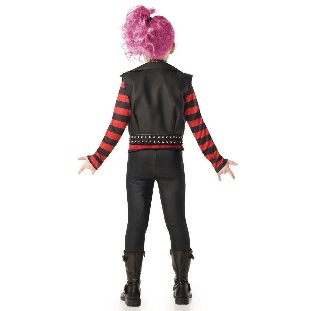 Fato de Rocker Punky Listras infantil