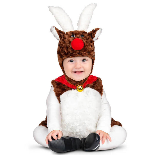 Fato de Rena de Peluche para bebé