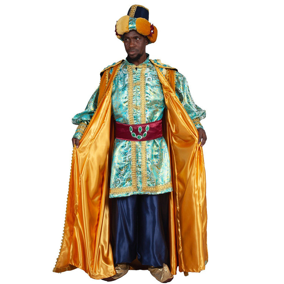 Fantasia de luxo adulta de Balthazar, os Três Reis Magos