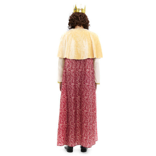 Fato de Rei Mago Gaspar Básico para adulto