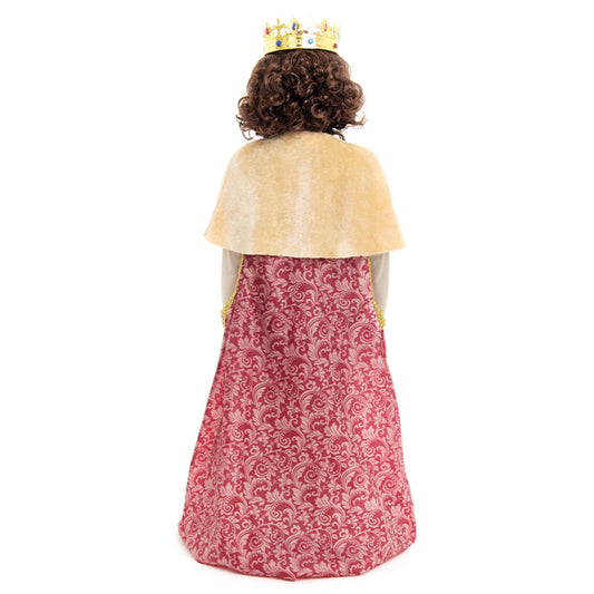 Fato de Rei Mago Gaspar Básico infantil