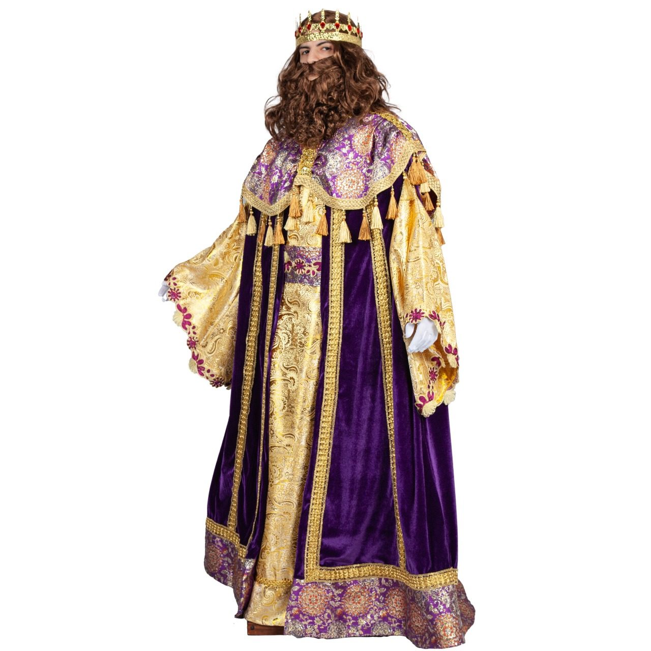 Fantasia de luxo Gaspar dos Três Reis Magos para adulto
