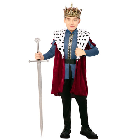 Fantasia de Rei Medieval Deluxe para Meninos