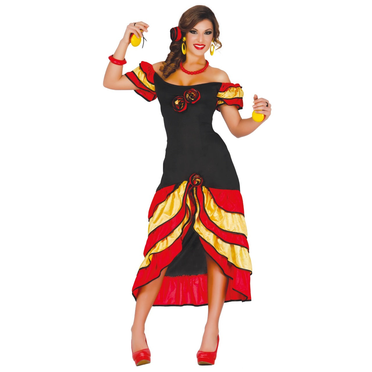 Fato de Rumbera Divertida para mulher