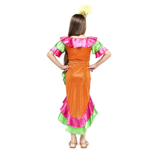 Fato de Rumbera Samba para menina