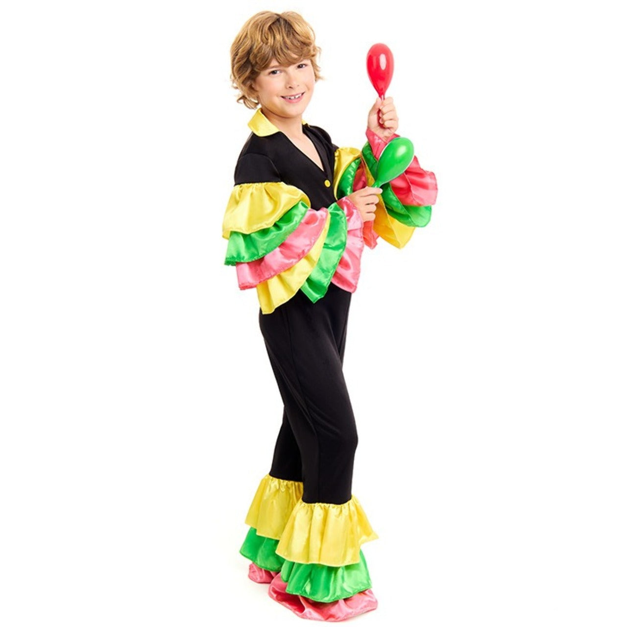 Fato de Rumbero Colorido para criança