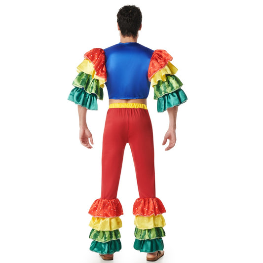 Fato de Rumbero multicolorido para homem