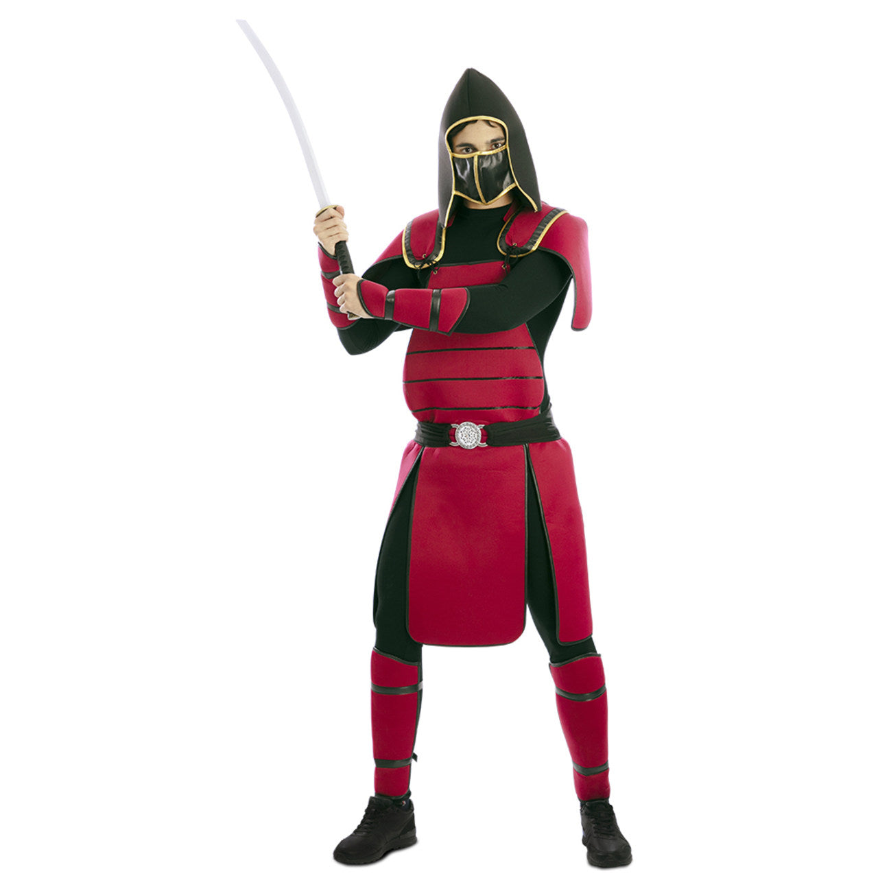 Fato de Samurai Vermelho para homem