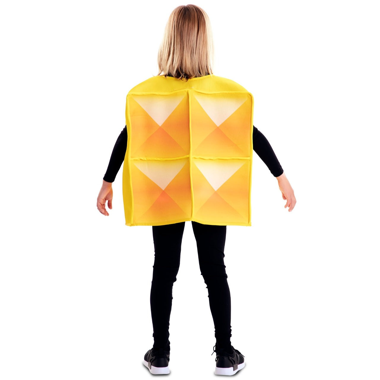 Fato de Tetris amarelo para criança
