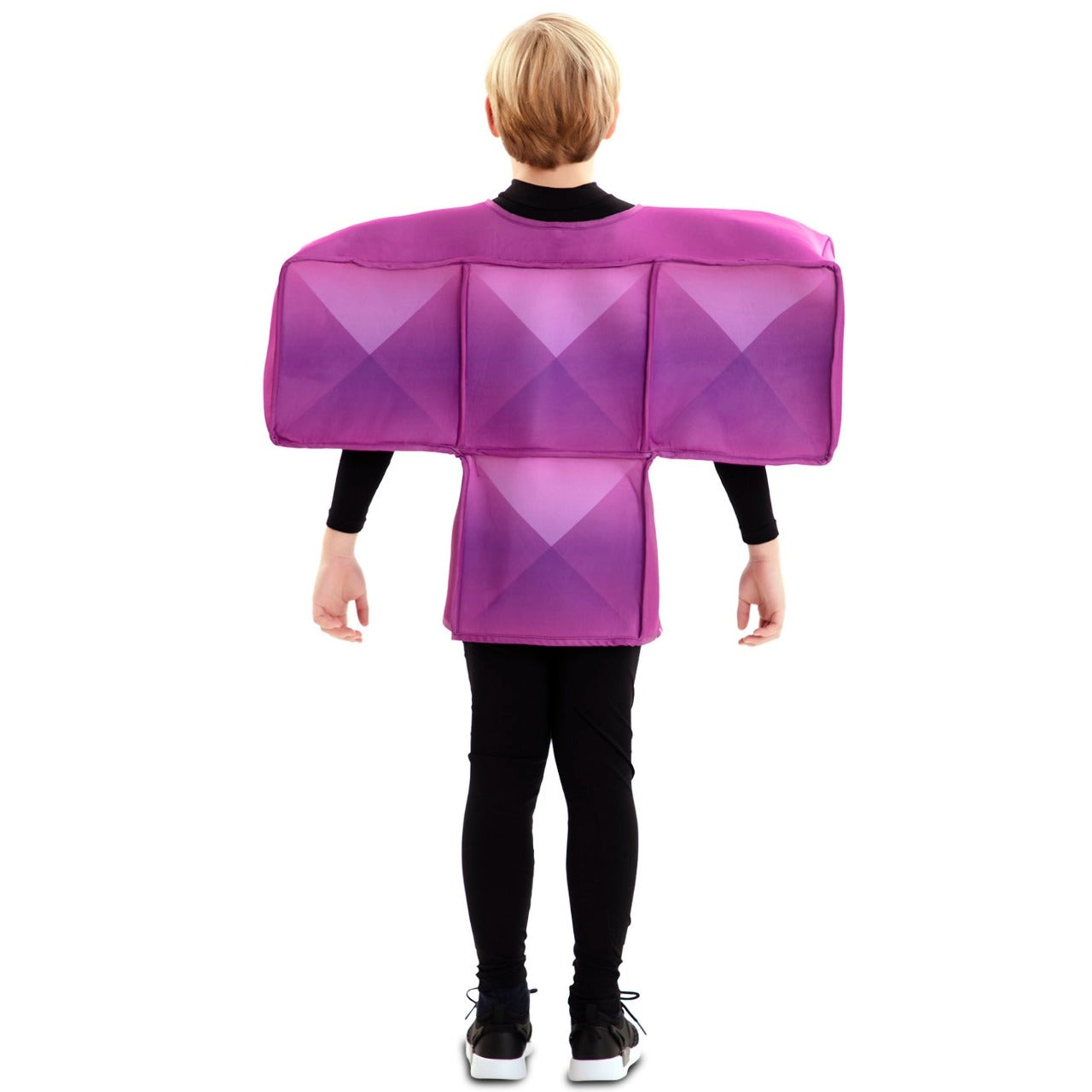 Fato de Tetris roxo infantil