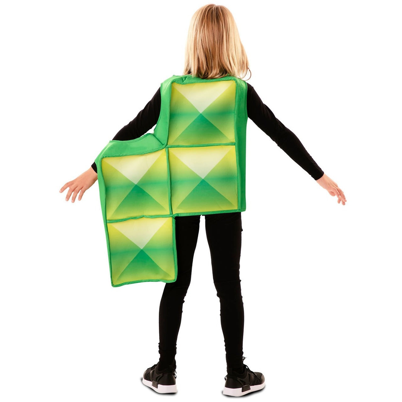 Fato de Tetris verde infantil