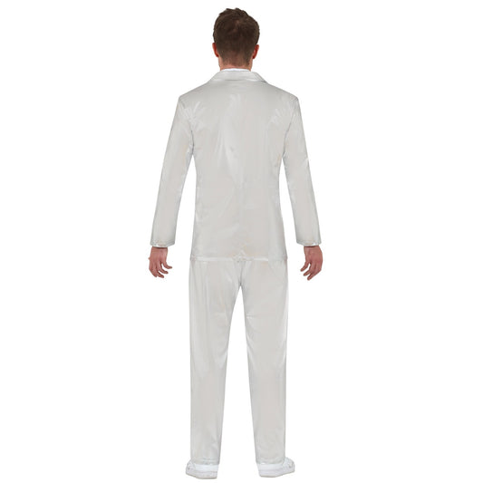 Fato de Terno prateado metálico para homem