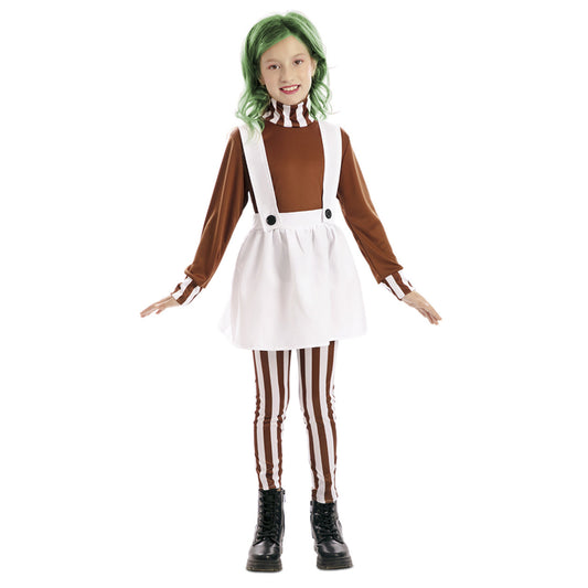 Fato de Umpa Lumpa para menina