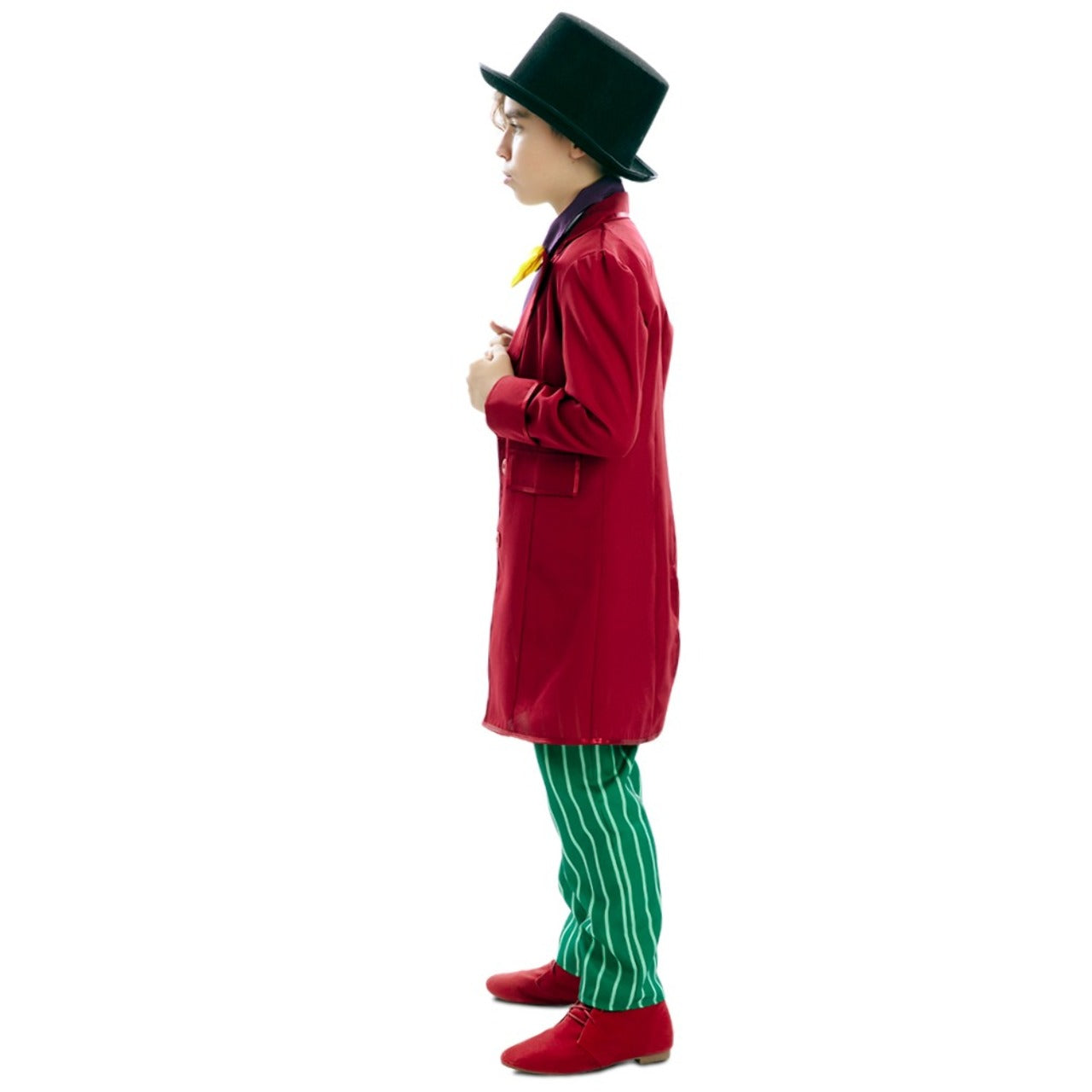 Fato de Willy Wonka com Laço para menino
