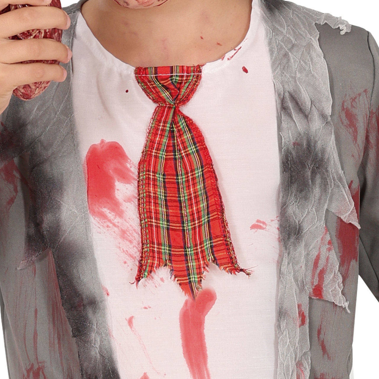 Fato de Zombie Colegial para menino