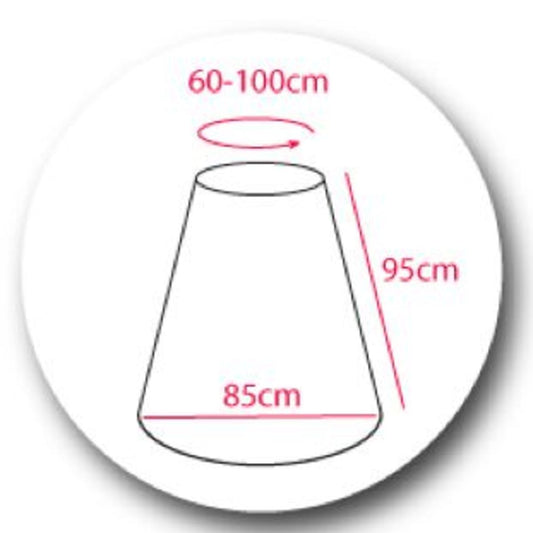 Anágua com 4 argolas