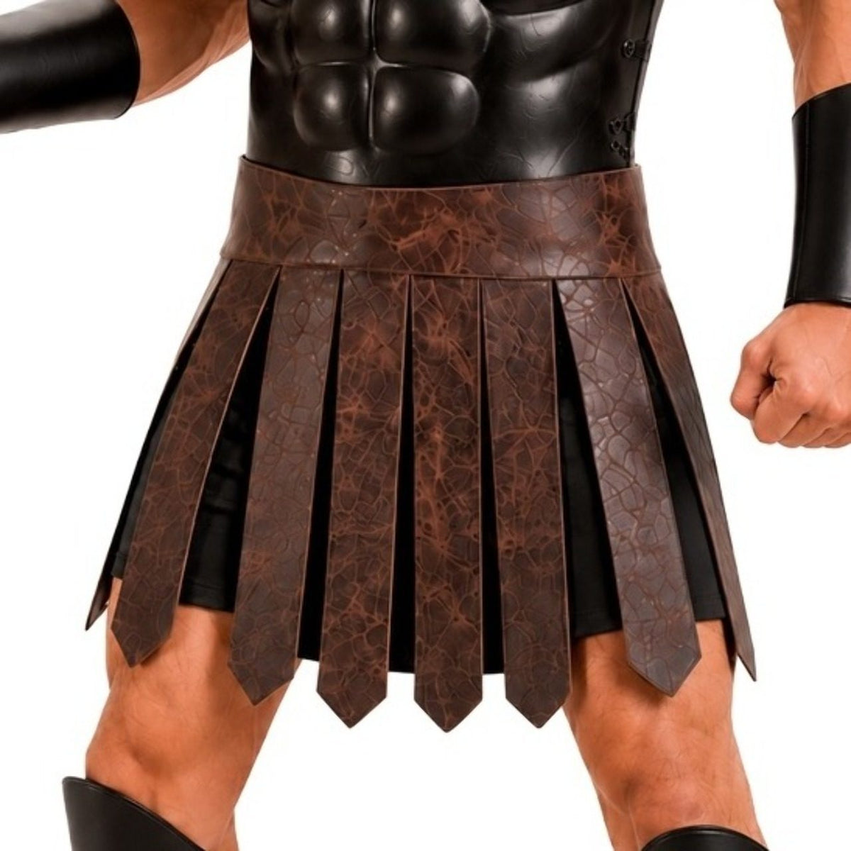 Saia de Gladiador Castanha de Couro