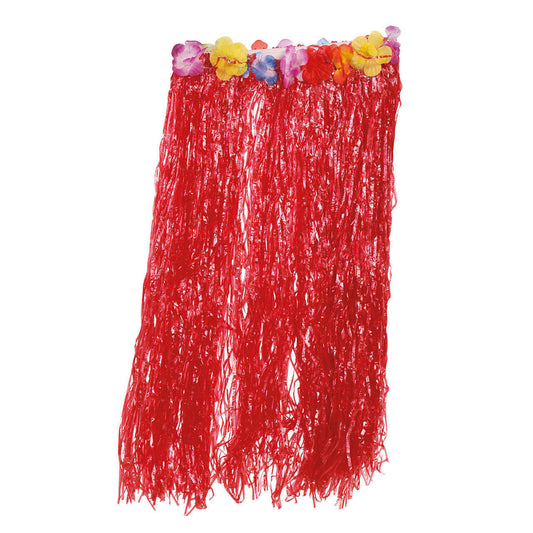 Saia Havaiana Vermelha Comprida