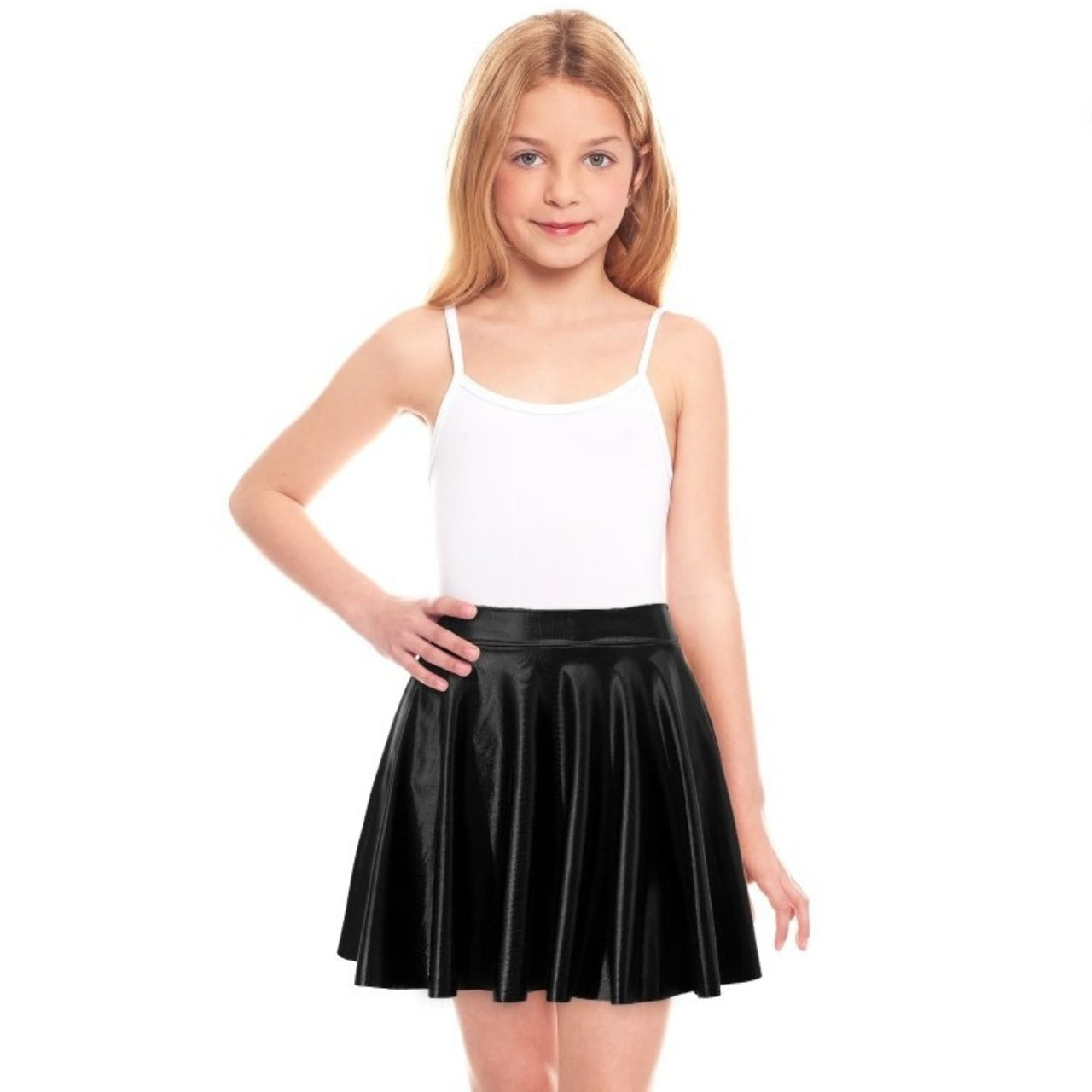 Saia Preta Metalizada infantil