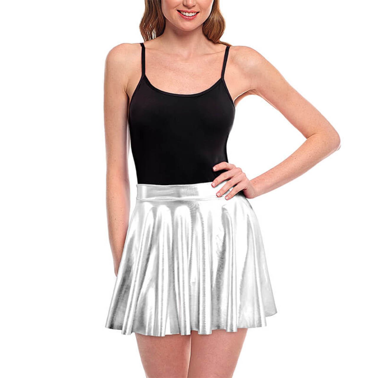 Saia Prata Metálica