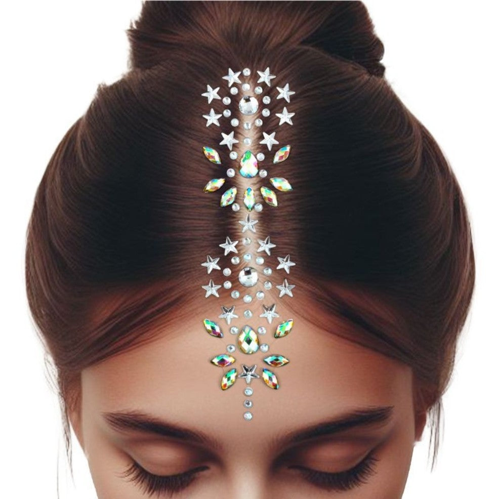 Pedras Autocolantes para Cabelo