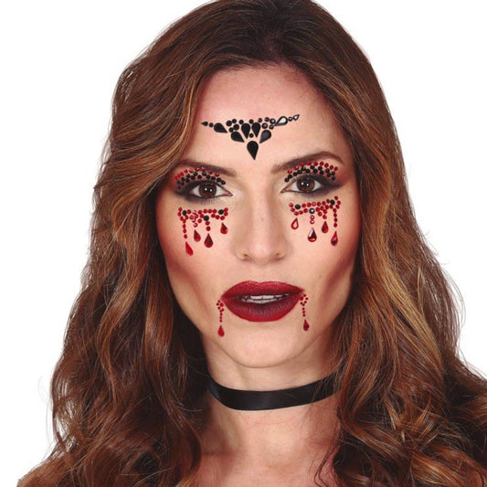 Gemas Glitter Autocolantes Vampiresa