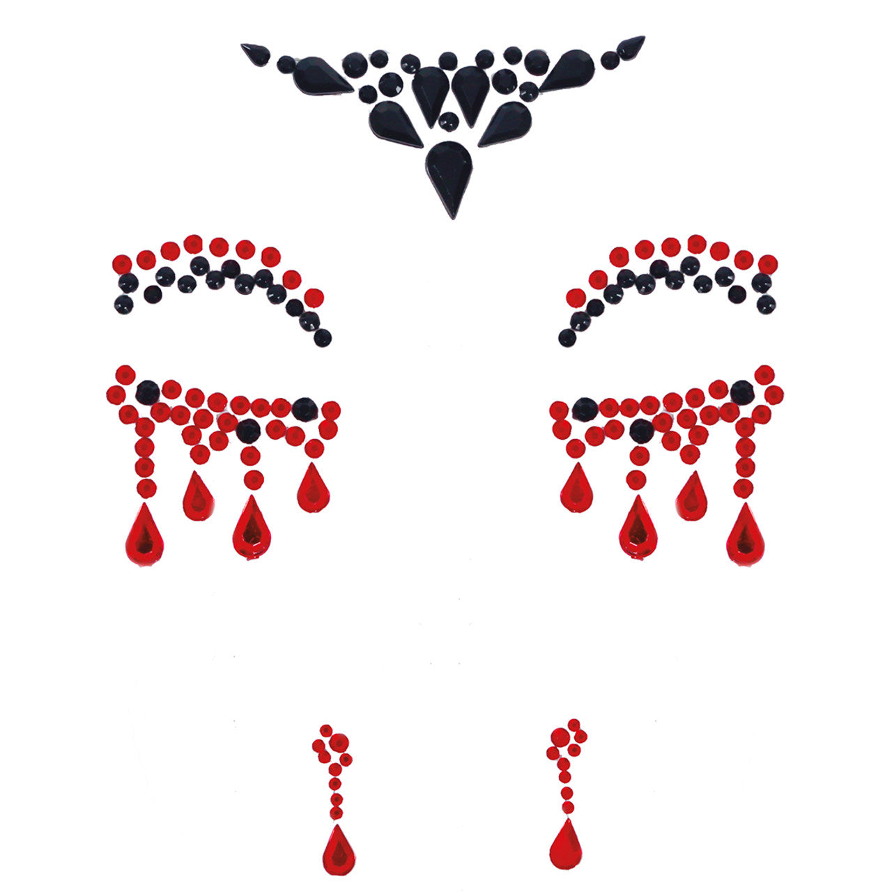 Gemas Glitter Autocolantes Vampiresa