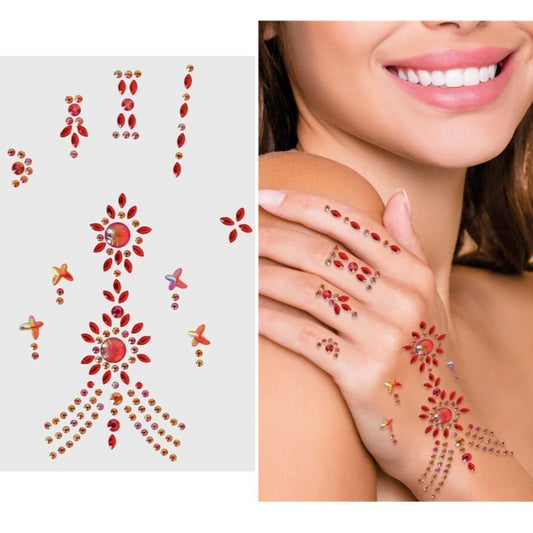 Glitter Vermelho para Mãos